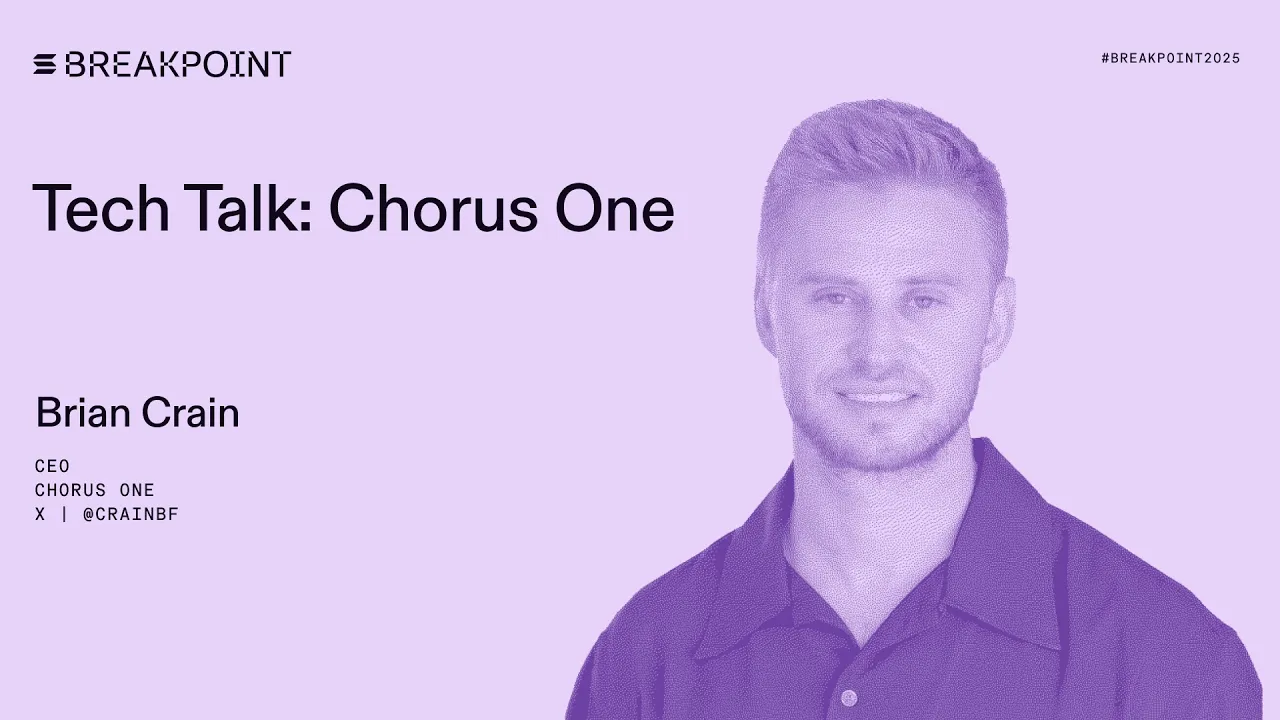 Chorus One Tech Talk: The Future of Solana's Performance and Architecture